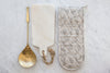 Taupe Palm Print Double Oven Glove
