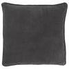 Grey Square Velvet Cushion
