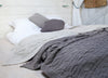 Charcoal Grey Lambswool Throw