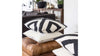 Monochrome Cross Pattern Cushion