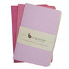 Set of Three Mini Notepads - Sunshine Yellow